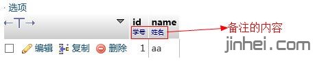 mysql数据库教程之备注（comment）语法代码